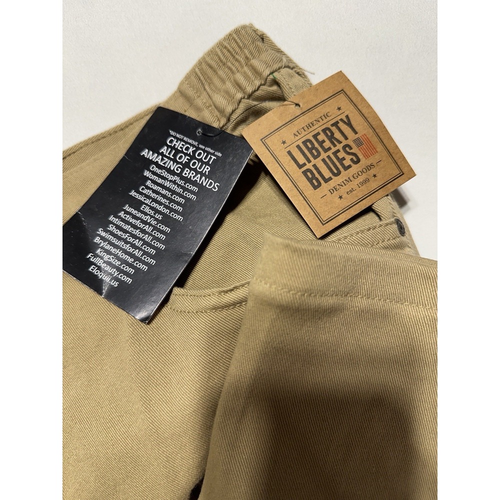 Liberty Blues Relaxed Fit Khaki Pants Big & Tall Size 54x38 Straight Leg - Picture 5 of 8